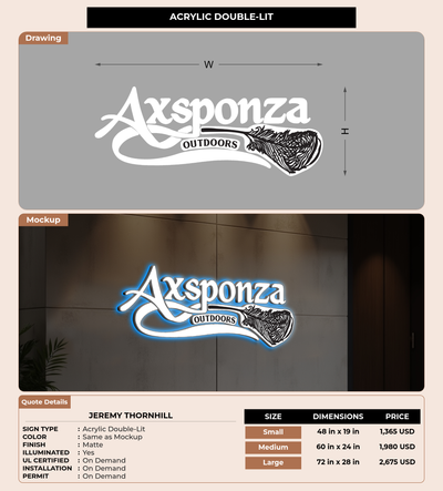 CUSTOM MOCKUP SIGN FOR Jeremy Thornhill