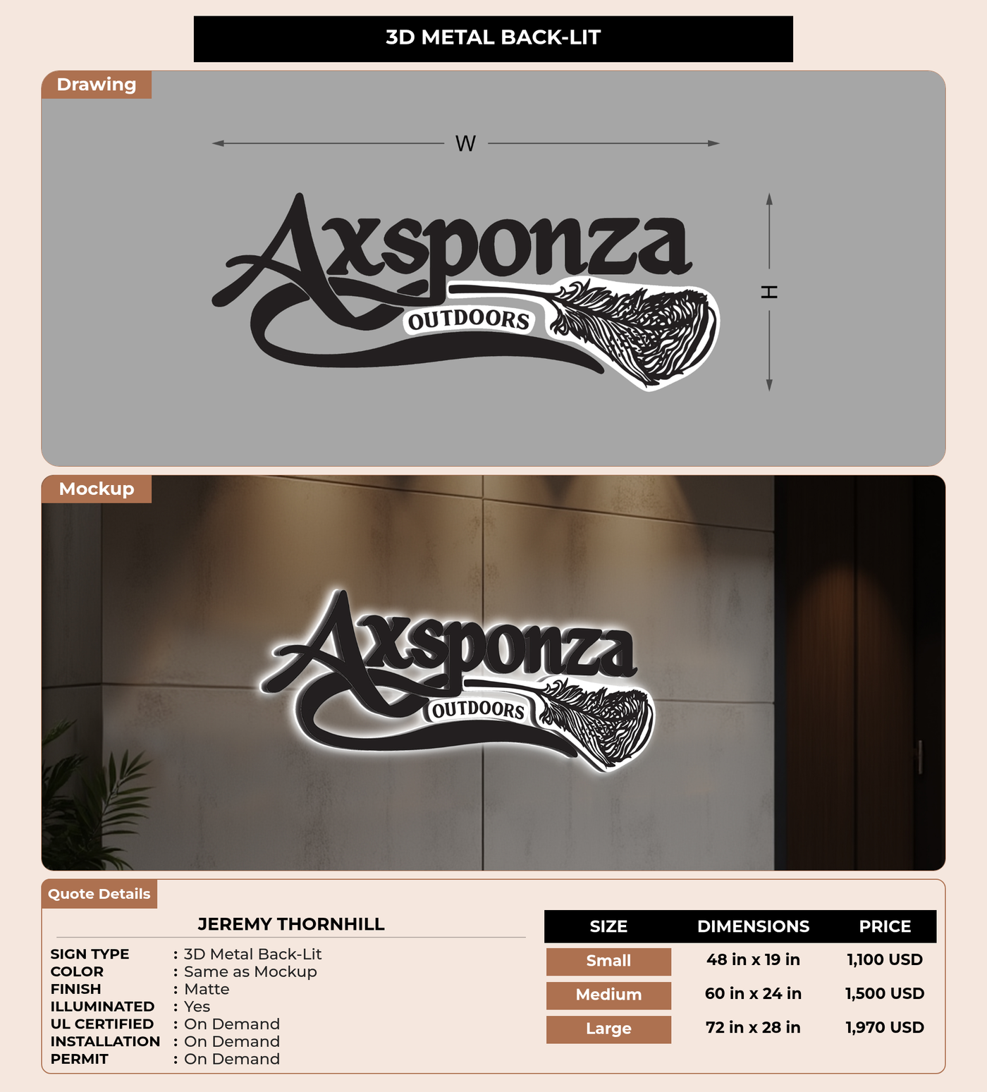 CUSTOM MOCKUP SIGN FOR Jeremy Thornhill