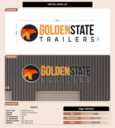 CUSTOM MOCKUP SIGN FOR Pavlo