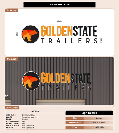 CUSTOM MOCKUP SIGN FOR Pavlo