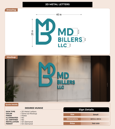 CUSTOM MOCKUP SIGN FOR desiree munoz