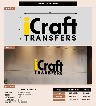 CUSTOM MOCKUP SIGN FOR Kyle Catinella