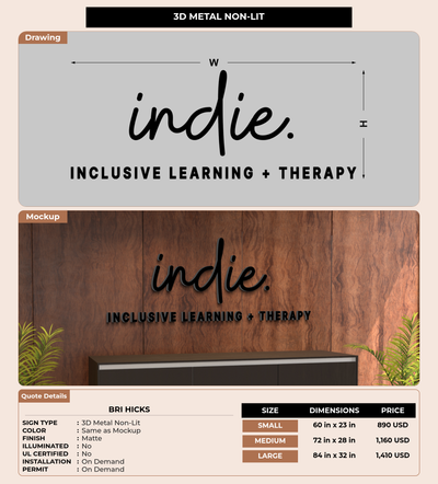 CUSTOM MOCKUP SIGN FOR Bri Hicks