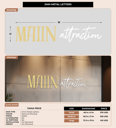 CUSTOM MOCKUP SIGN FOR Tamia Price