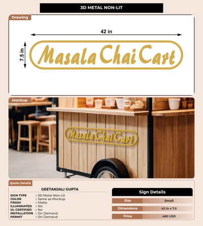 CUSTOM MOCKUP SIGN FOR Geetanjali Gupta