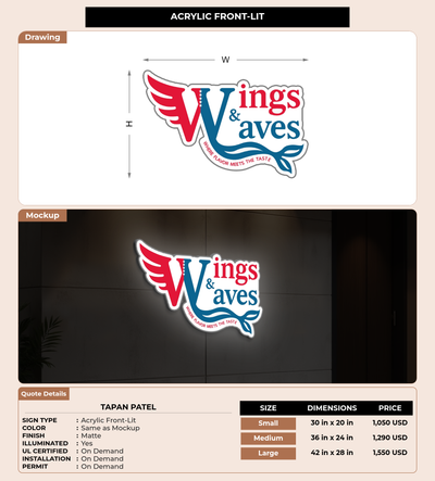 CUSTOM MOCKUP SIGN FOR tapan patel