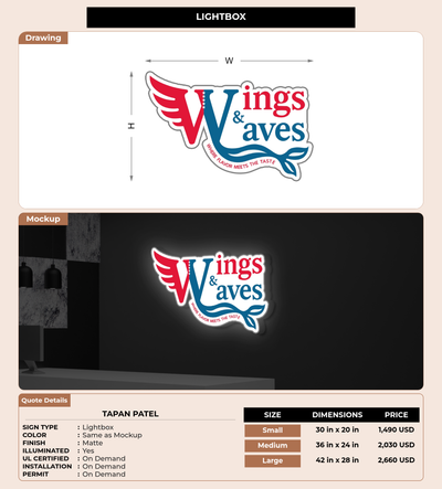 CUSTOM MOCKUP SIGN FOR tapan patel