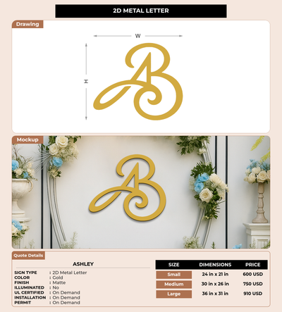 CUSTOM MOCKUP SIGN FOR Ashley
