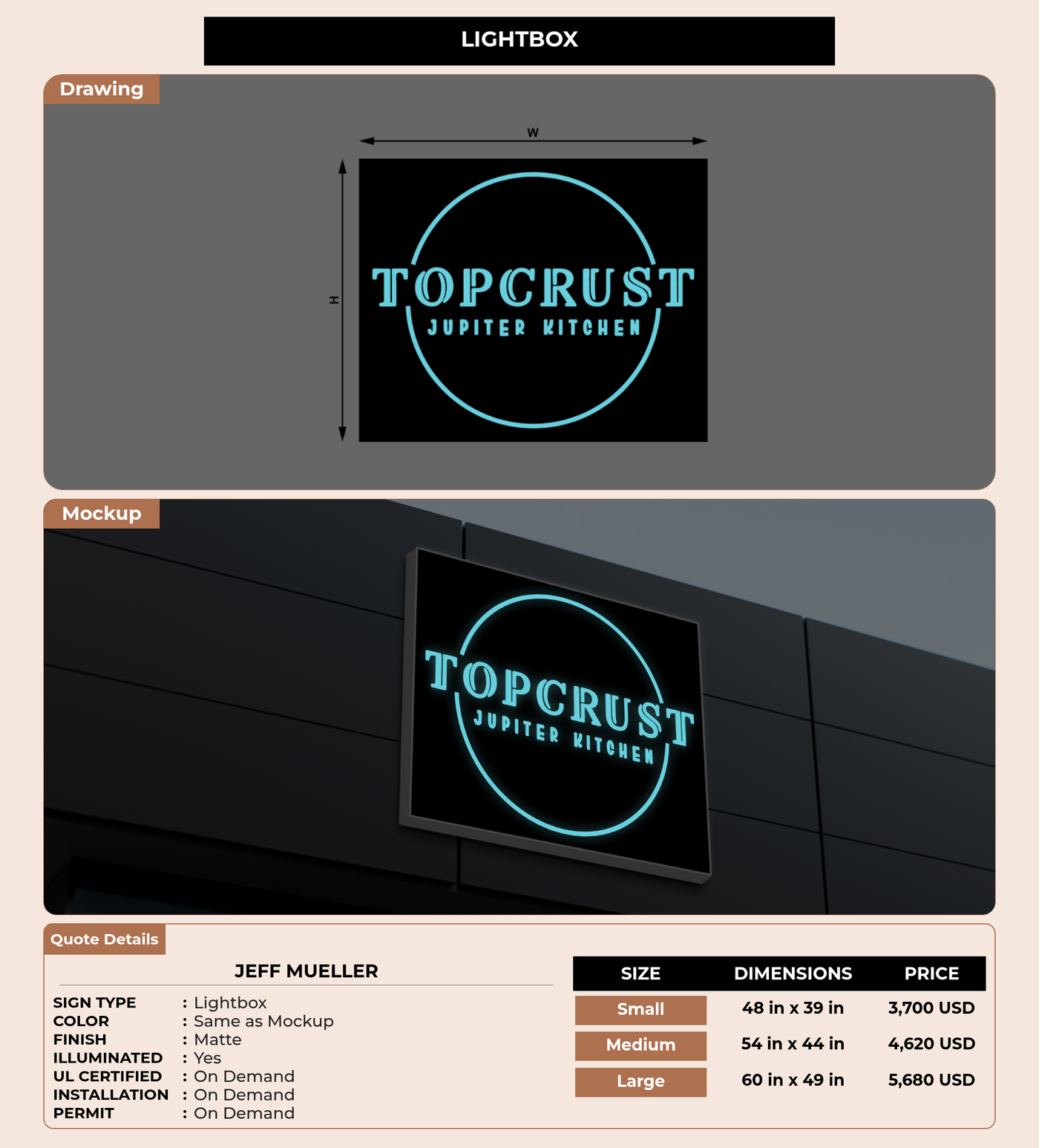 CUSTOM MOCKUP SIGN FOR Jeff Mueller