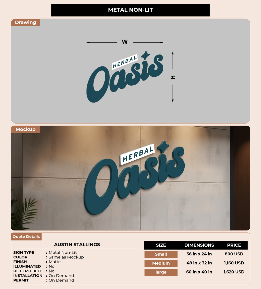 CUSTOM MOCKUP SIGN FOR Austin Stallings