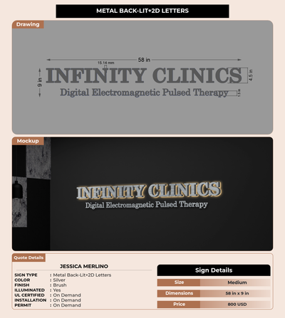 CUSTOM MOCKUP SIGN FOR Jessica Merlino