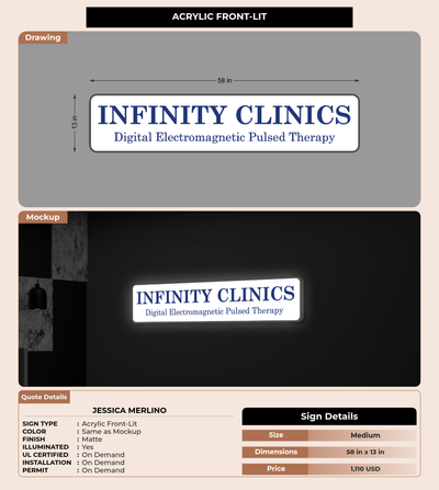 CUSTOM MOCKUP SIGN FOR Jessica Merlino