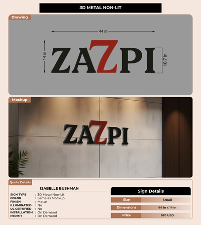 CUSTOM MOCKUP SIGN FOR Isabelle Bushman
