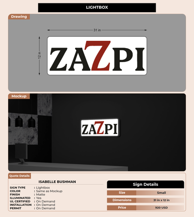 CUSTOM MOCKUP SIGN FOR Isabelle Bushman