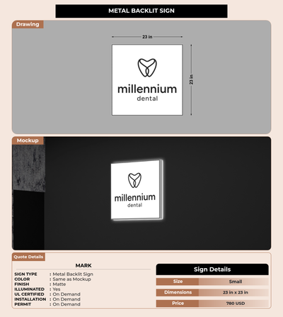 CUSTOM MOCKUP SIGN FOR mark