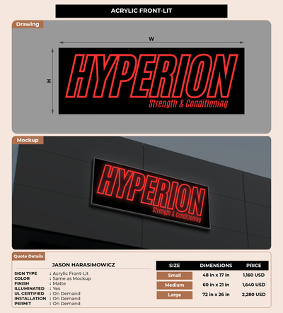CUSTOM MOCKUP SIGN FOR Jason harasimowicz