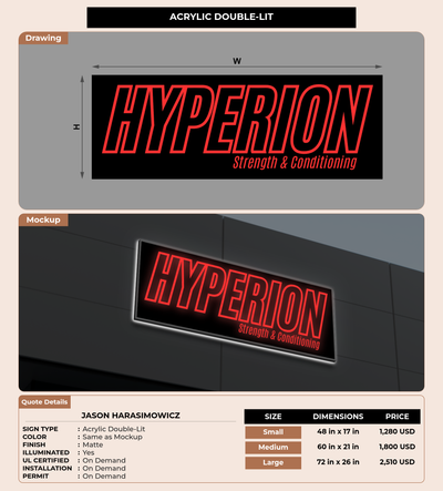CUSTOM MOCKUP SIGN FOR Jason harasimowicz