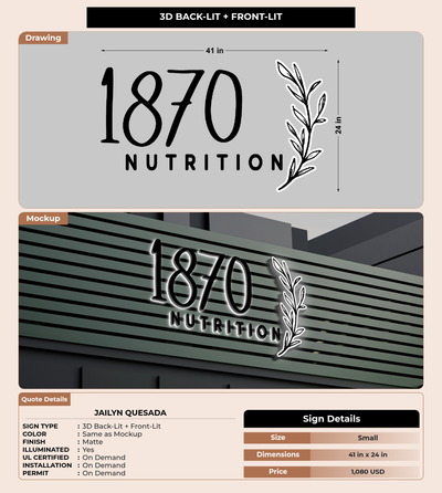 CUSTOM MOCKUP SIGN FOR Jailyn Quesada