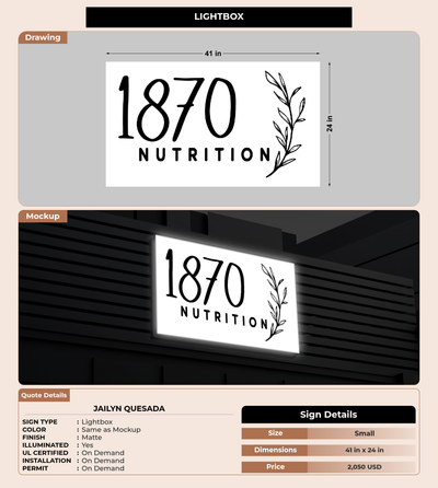 CUSTOM MOCKUP SIGN FOR Jailyn Quesada