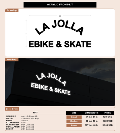 CUSTOM MOCKUP SIGN FOR RAy