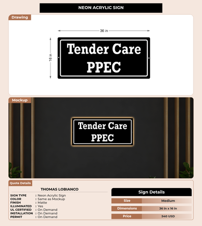 CUSTOM MOCKUP SIGN FOR Thomas LoBianco