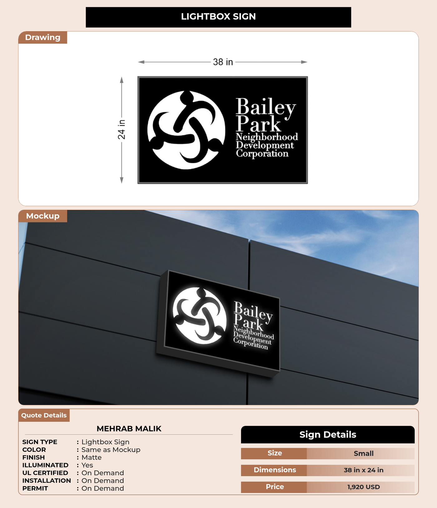 CUSTOM MOCKUP SIGN FOR Mehrab Malik