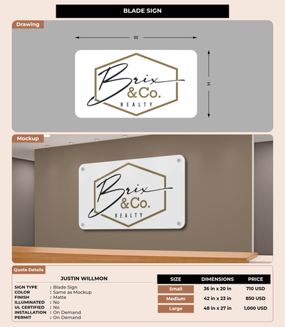 CUSTOM MOCKUP SIGN FOR Justin Willmon