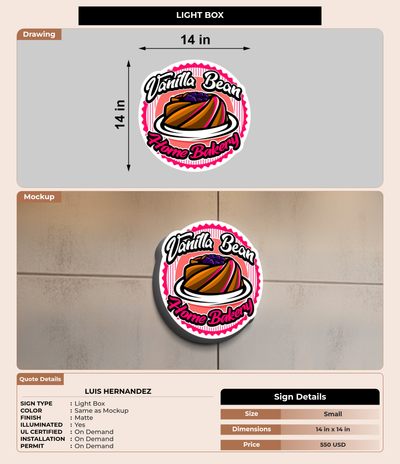 CUSTOM MOCKUP SIGN FOR Luis Hernandez