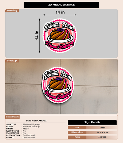 CUSTOM MOCKUP SIGN FOR Luis Hernandez