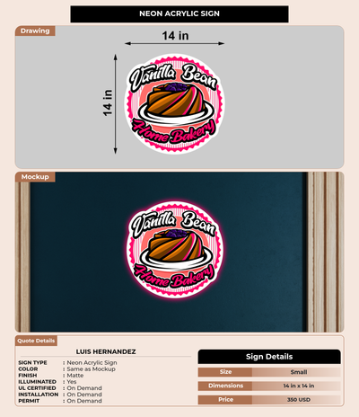 CUSTOM MOCKUP SIGN FOR Luis Hernandez