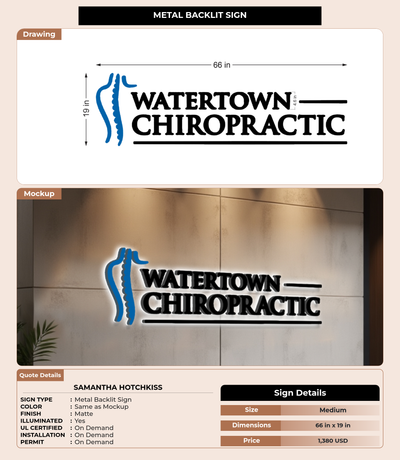 CUSTOM MOCKUP SIGN FOR Samantha Hotchkiss