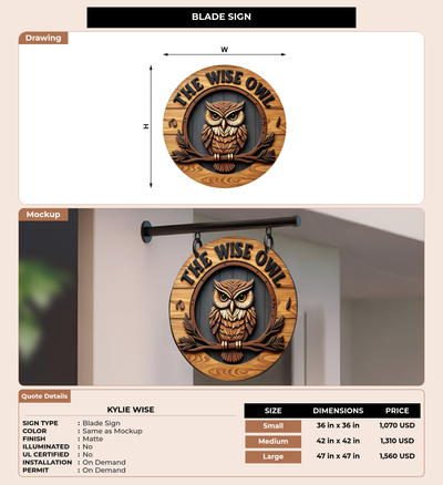 CUSTOM MOCKUP SIGN FOR Kylie Wise