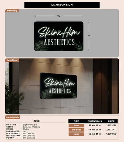 CUSTOM MOCKUP SIGN FOR Jose