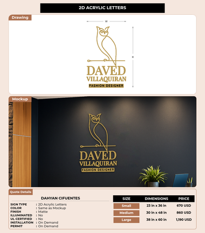 CUSTOM MOCKUP SIGN FOR Dahyan Cifuentes
