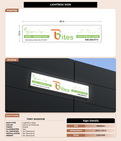CUSTOM MOCKUP SIGN FOR Tony Nassour