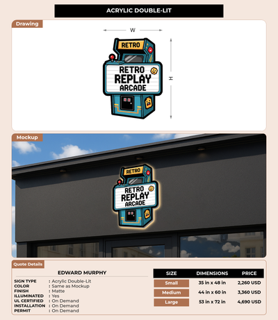 CUSTOM MOCKUP SIGN FOR Edward Murphy