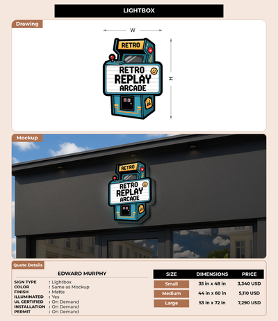 CUSTOM MOCKUP SIGN FOR Edward Murphy