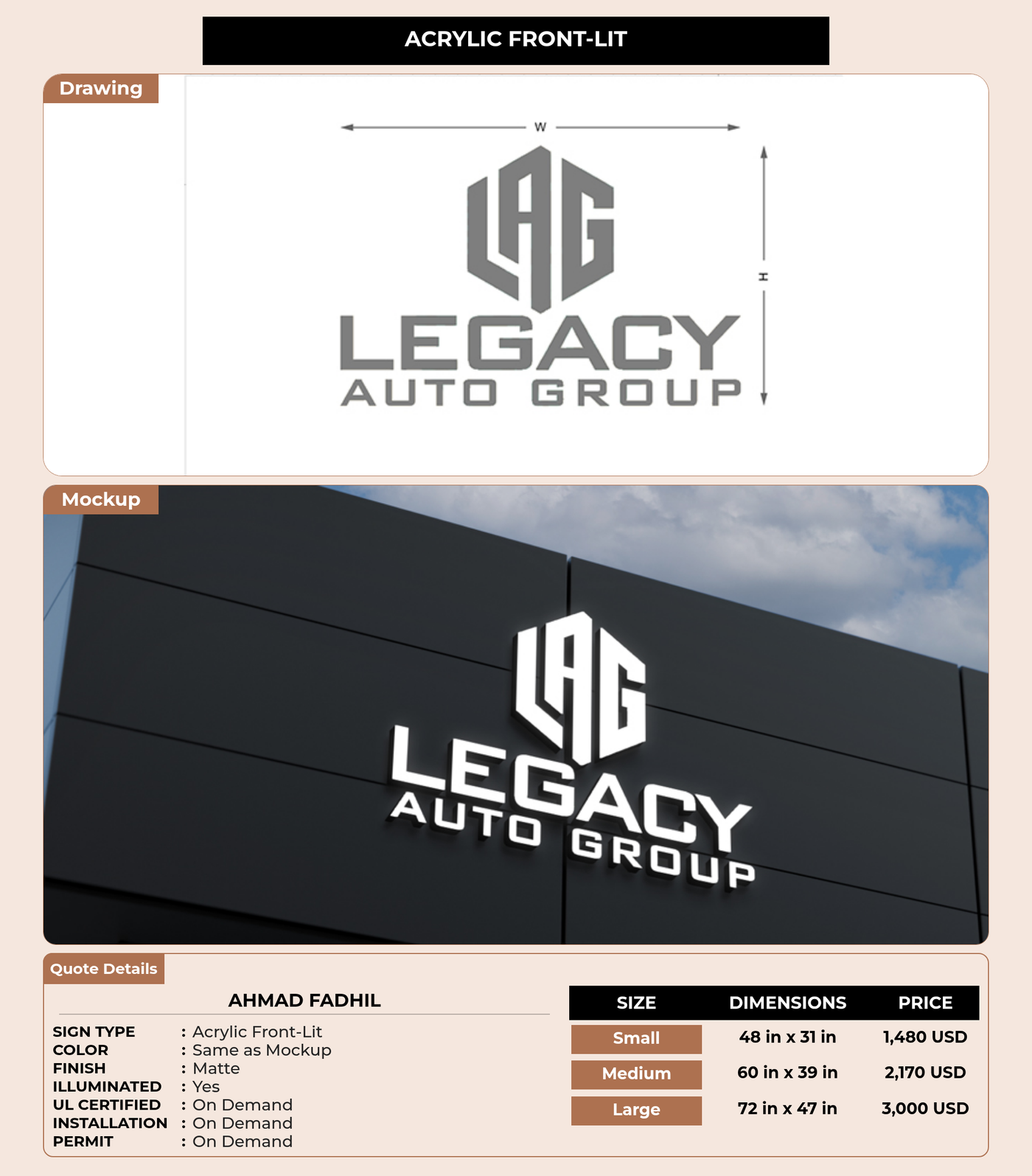 CUSTOM MOCKUP SIGN FOR Ahmad Fadhil
