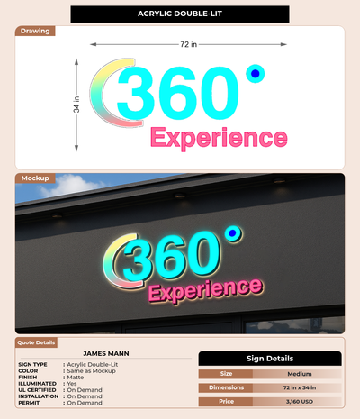 CUSTOM MOCKUP SIGN FOR James Mann