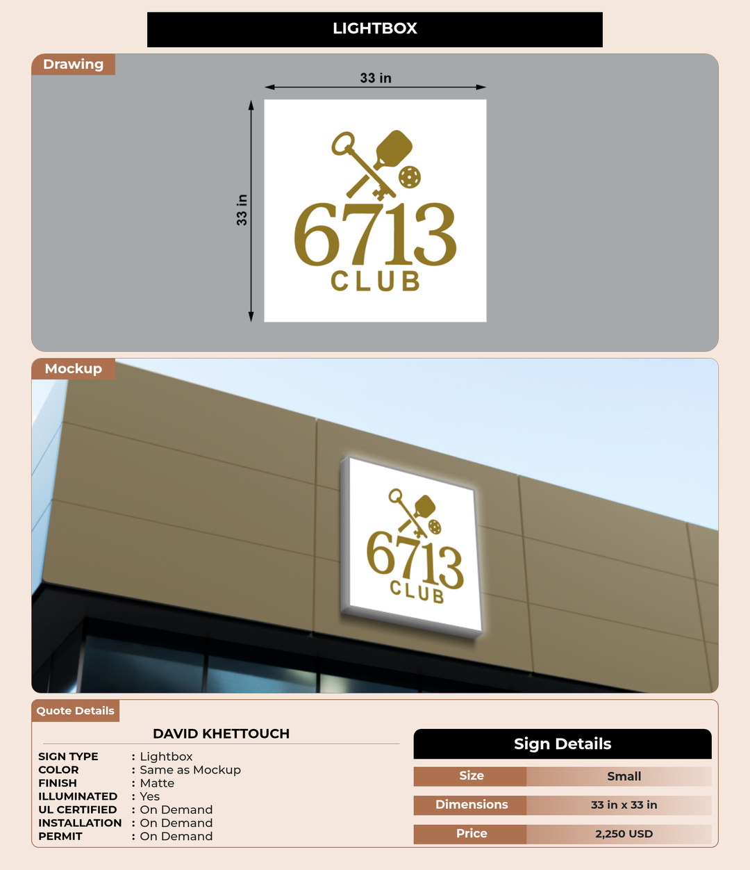 CUSTOM MOCKUP SIGN FOR David Khettouch