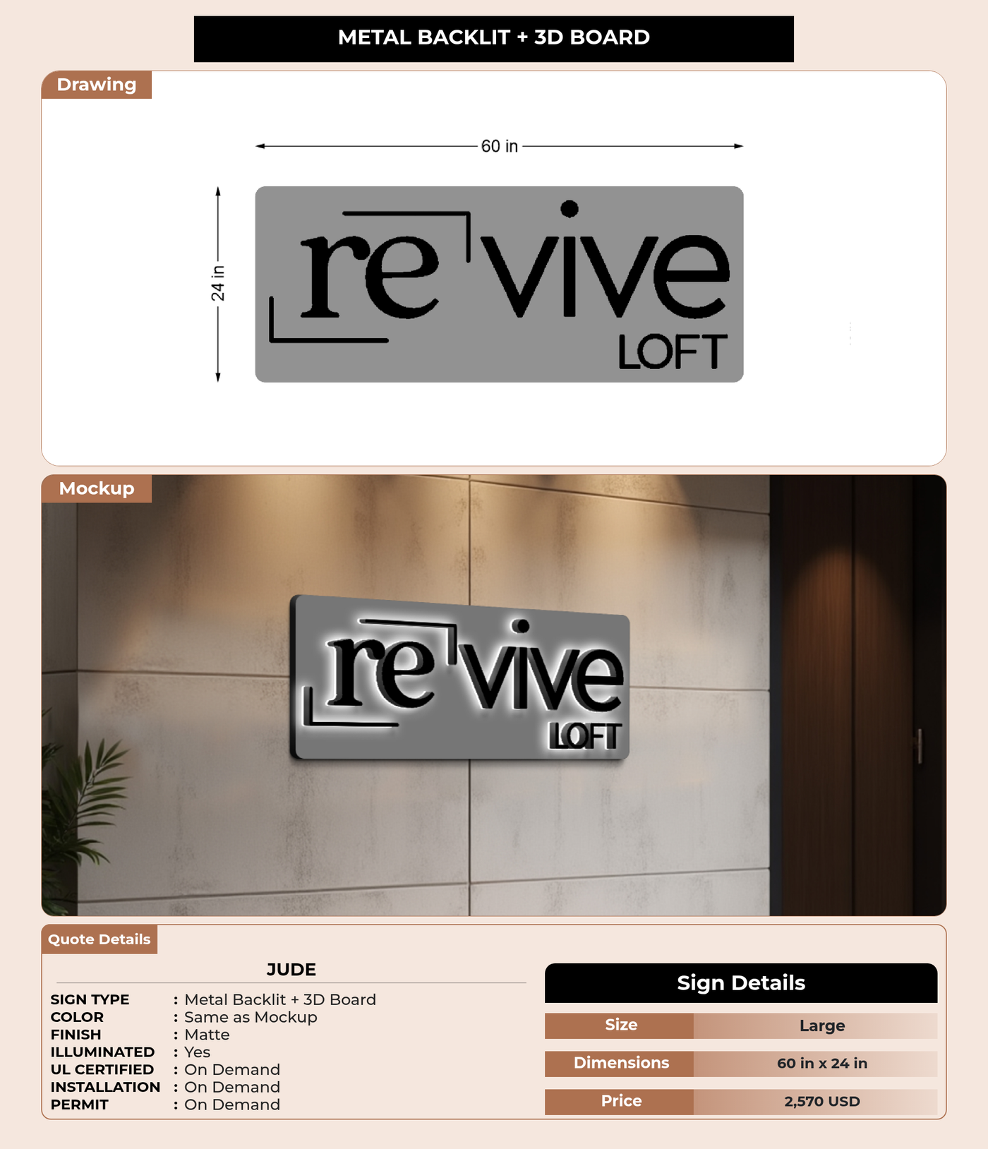 CUSTOM MOCKUP SIGN FOR Jude