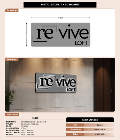 CUSTOM MOCKUP SIGN FOR Jude