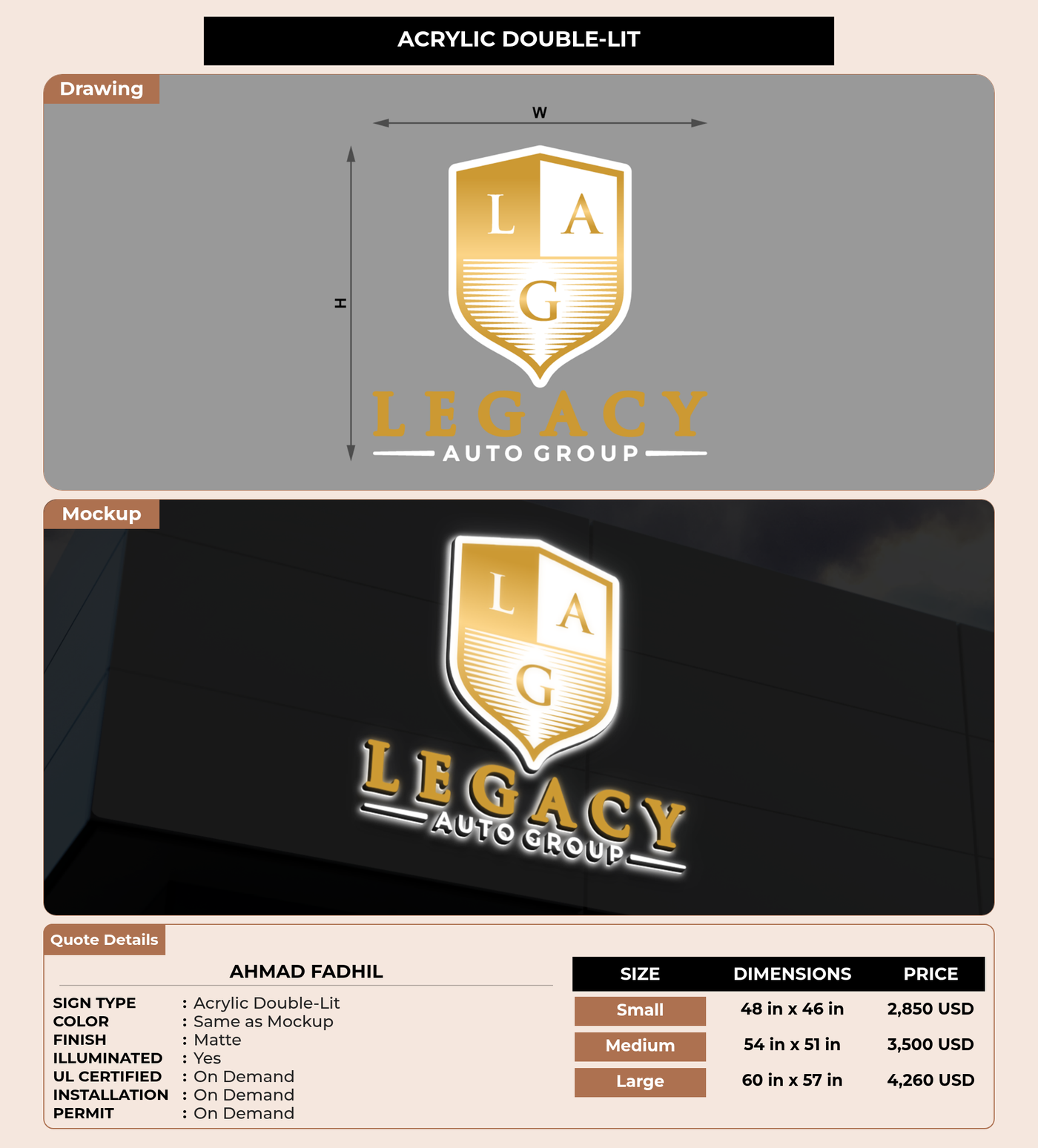 CUSTOM MOCKUP SIGN FOR Ahmad Fadhil