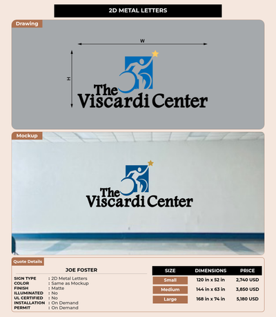 CUSTOM MOCKUP SIGN FOR Joe Foster