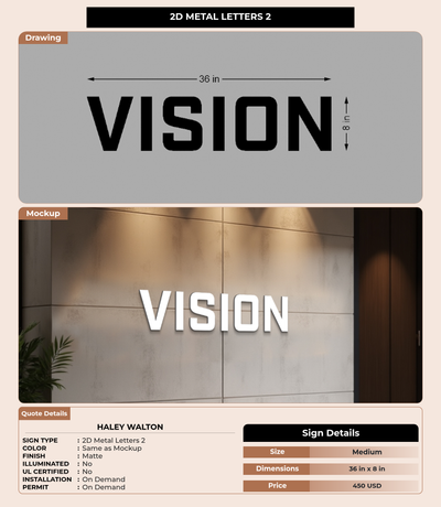 CUSTOM MOCKUP SIGN FOR Haley Walton