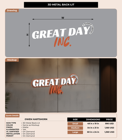 CUSTOM MOCKUP SIGN FOR Owen Hartshorn