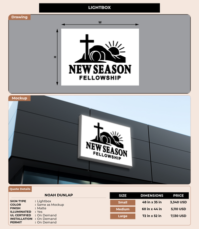 CUSTOM MOCKUP SIGN FOR Noah Dunlap