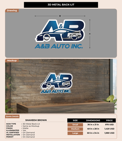 CUSTOM MOCKUP SIGN FOR Shaheem Brown