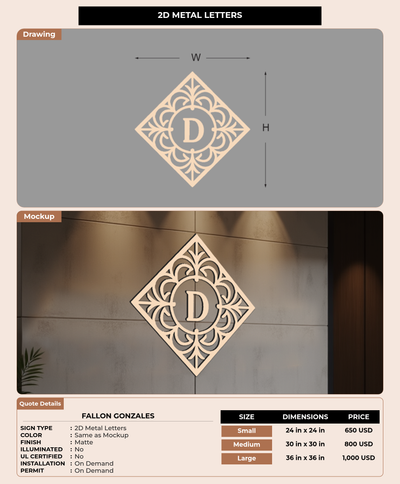CUSTOM MOCKUP SIGN FOR Fallon Gonzales
