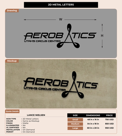 CUSTOM MOCKUP SIGN FOR Lance Nielsen